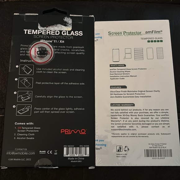 Tempered screen protector Glass & 3D curve for iPhones & other smartphones NIB - Picture 4 of 6